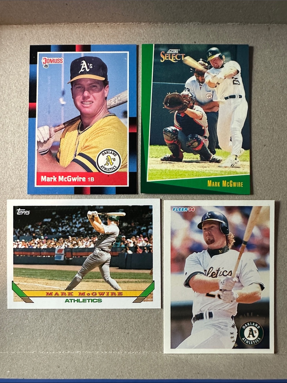 Jose Canseco & Mark McGwire Oakland A’s Bash Bros. Lot of 20 - Picture 8 of 11